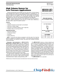 Datasheet MPXC2011DT1 manufacturer Motorola